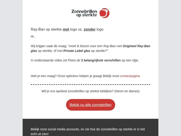 Bekijk de video: 3 verschillen tussen Ray-Ban op sterkte mét logo & zonder logo