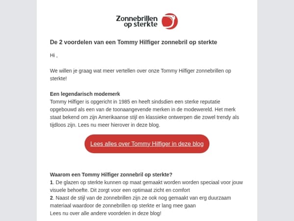  bekijk onze collectie Tommy Hilfiger zonnebrillen!
