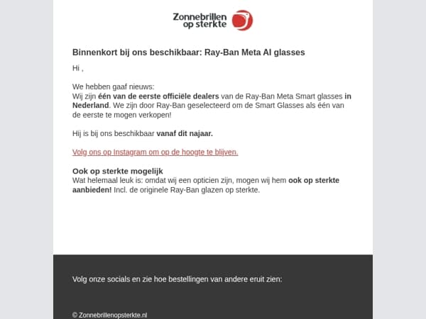 Binnenkort: Ray-Ban Meta AI Glasses