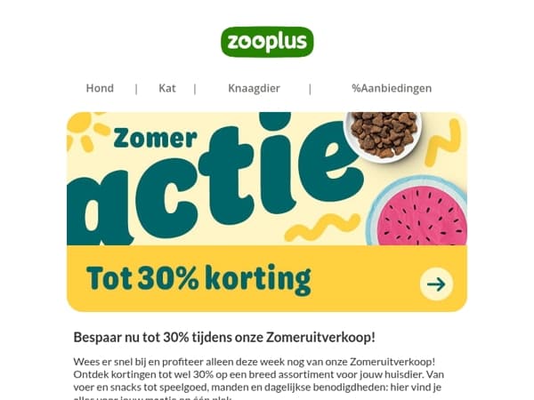  Onze Zomeruitverkoop loopt bijna af!