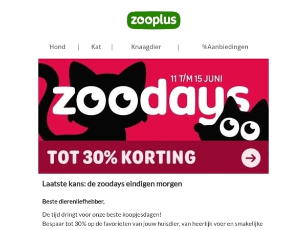  Laatste kans: bespaar nu op je favoriete merken!