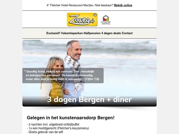 3 dagen Bergen + diner v.a. 85,-