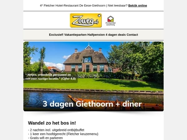 3 dagen Zuid-Limburg nu slechts 79,-