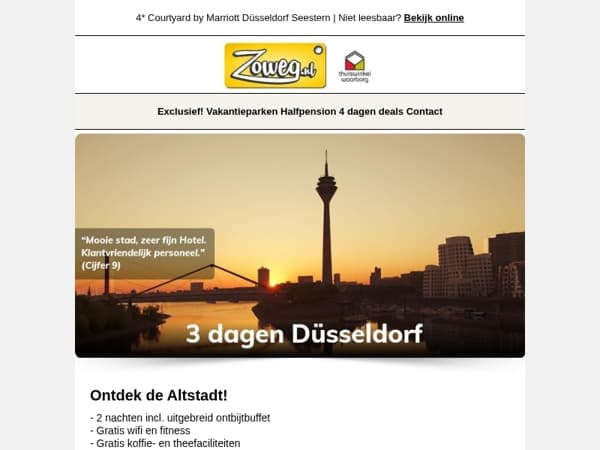 3 dagen Siegerland nu 79,-