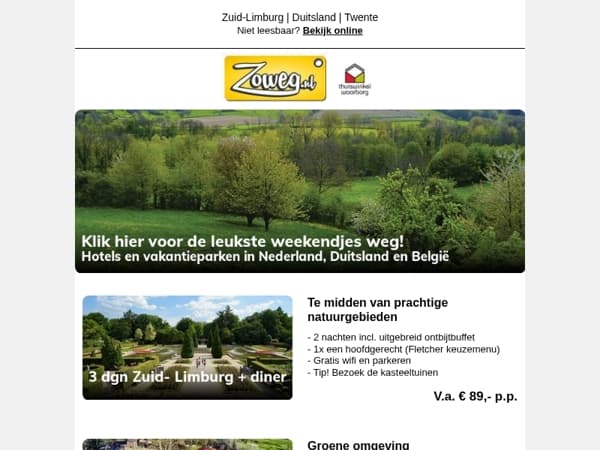 3 dagen Duitsland v.a 79,-