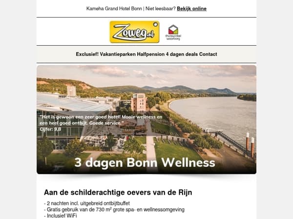 3 dagen Wellness Duitsland nu 79,-