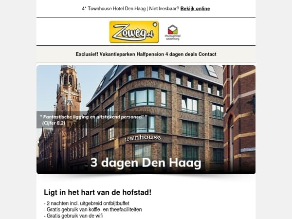 3 dagen Twente Halfpension v.a. 119,-