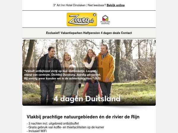 3 dagen Biesbosch v.a. 99,50
