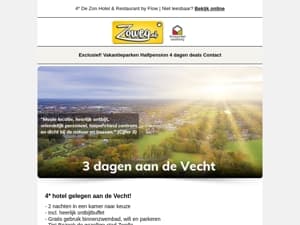 3 dagen aan de Vecht nu 89,50