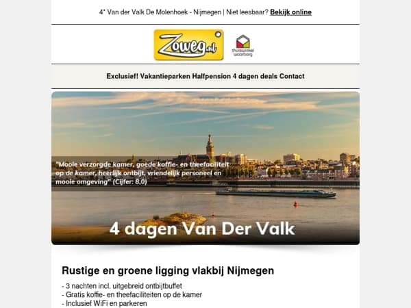 4/5/6/7 dagen Duitsland v.a. 88,-