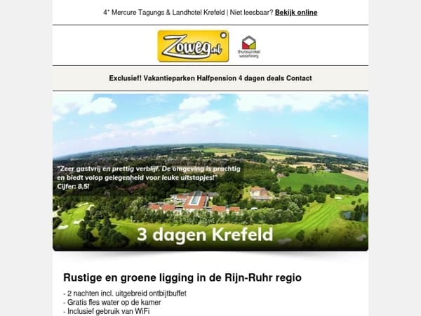 3 dagen Krefeld v.a. 69,-