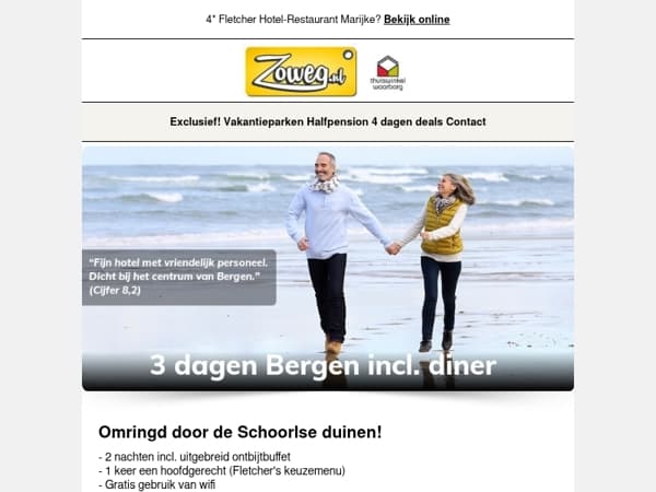 3 dagen Bergen + diner v.a. 85,-