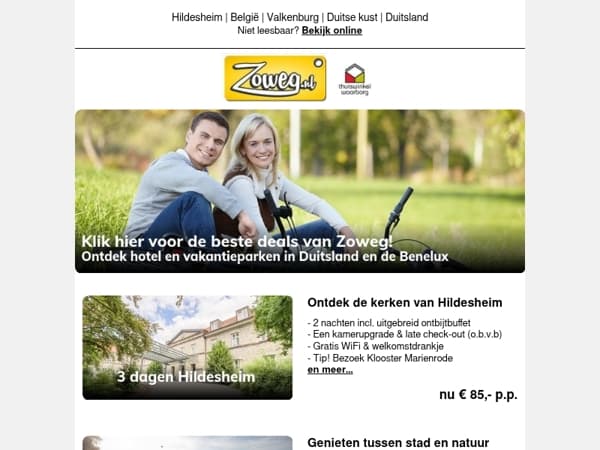 4 dagen Duitsland nu 89,-