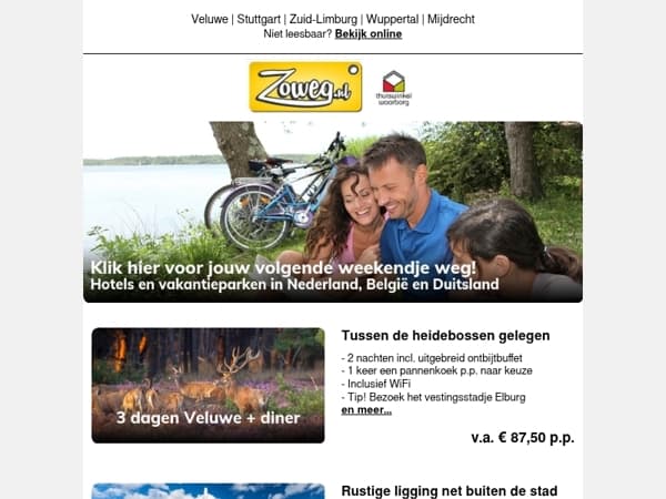 3 dagen Wellness Duitsland nu 79,-