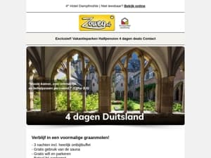 4 dagen Duitsland nu 99,-