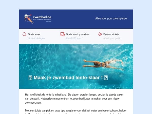 Je zwembad terug opstarten in 15 minuten... dat kan.